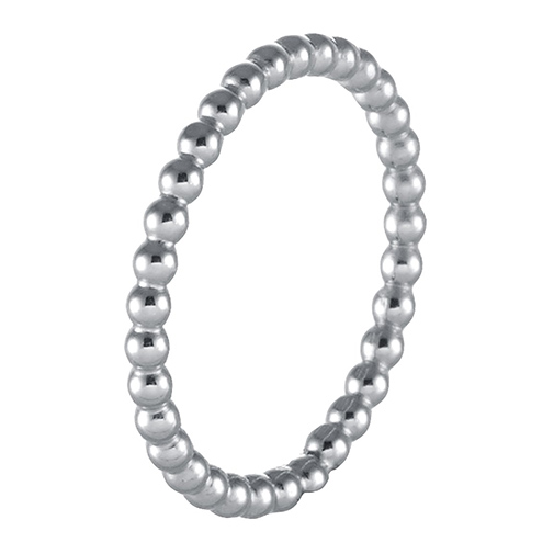 VERSAILLE - pierścionek - SNÖ of Sweden - kolor srebrny