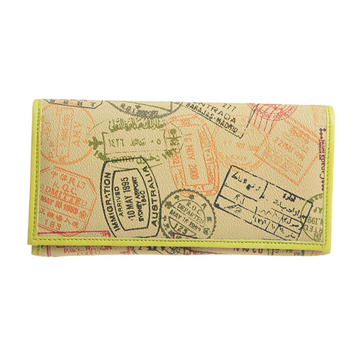 PASSPORT SUMMER - portfel beżowy - ALV by Alviero Martini - kolor jasnozielony