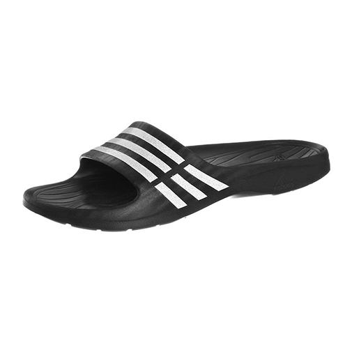 DURAMO SLEEK - sandały kąpielowe - adidas Performance - kolor czarny