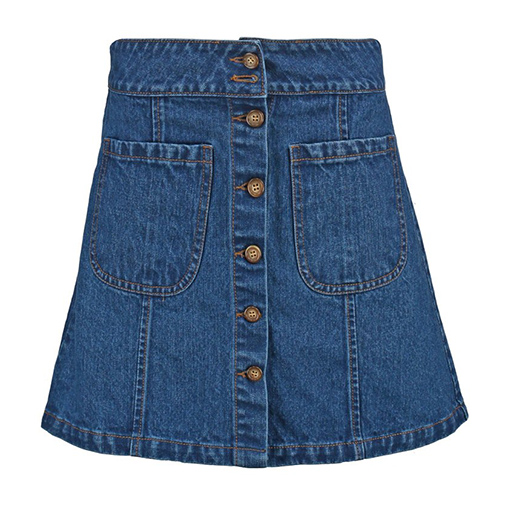 BELLA - spódnica jeansowa - Bik Bok - kolor niebieski