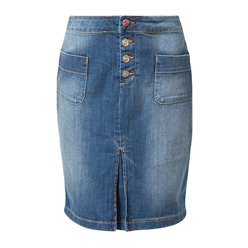 ANOUSKA - spódnica jeansowa - Joules - kolor niebieski