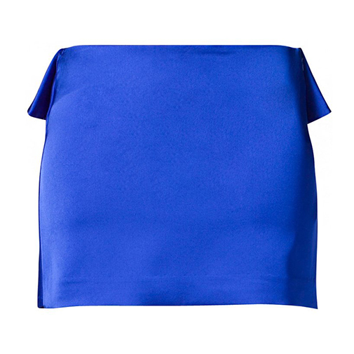 APRIL - spódnica mini - Bourne - kolor niebieski