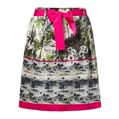 JUNI - spódnica plisowana - Atelier Gardeur - kolor jasnozielony