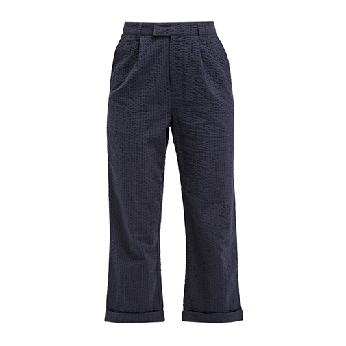 ADPTLIMIT - spodnie materiałowe - ADPT. - kolor niebieski