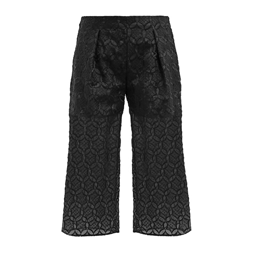 LACE - spodnie materiałowe - Banana Republic - kolor czarny