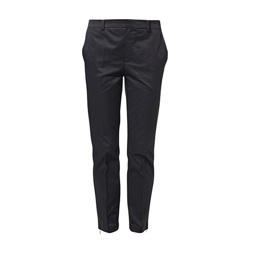 JANICE - spodnie materiałowe szary - Whiite - kolor czarny
