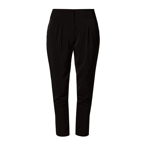 GENNY - spodnie materiałowe - Whiite - kolor czarny