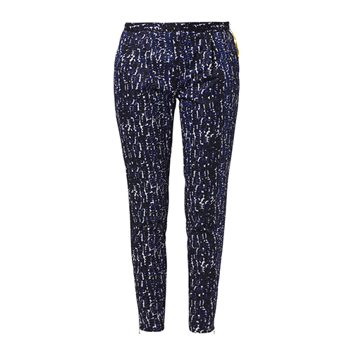 NICHOLE - spodnie materiałowe - Whiite - kolor niebieski