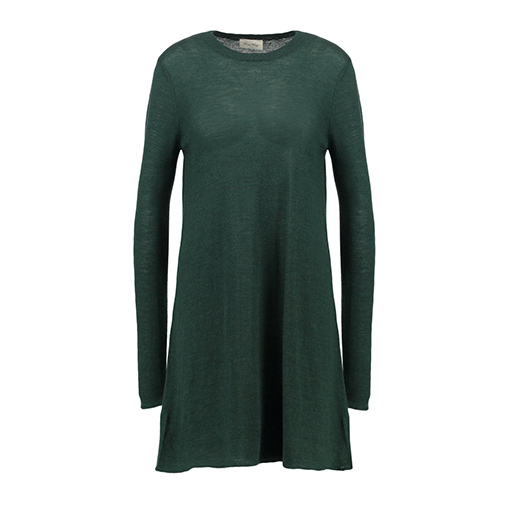 IRON - sukienka dzianinowa - American Vintage - kolor jasnozielony