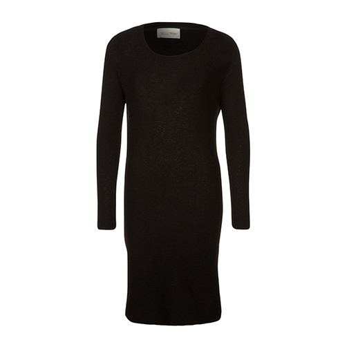 SAYBROOK - sukienka dzianinowa - American Vintage - kolor czarny