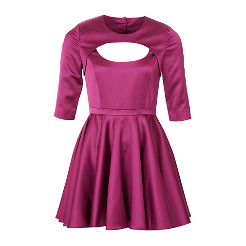WINNIE - sukienka koktajlowa - Bourne - kolor różowy