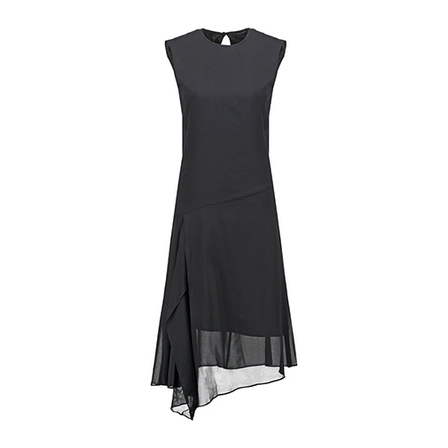 BELDA - sukienka koktajlowa - Bruuns Bazaar - kolor czarny