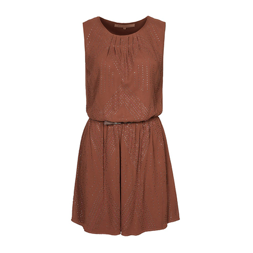 VETO - sukienka koktajlowa - Silvian Heach - kolor brązowy