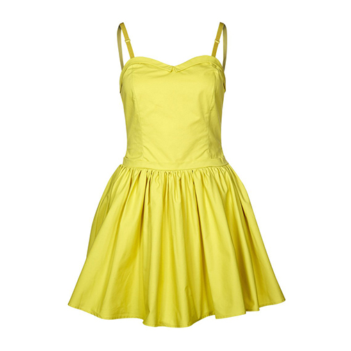 GRUNTRAM - sukienka koktajlowa - Silvian Heach - kolor żółty