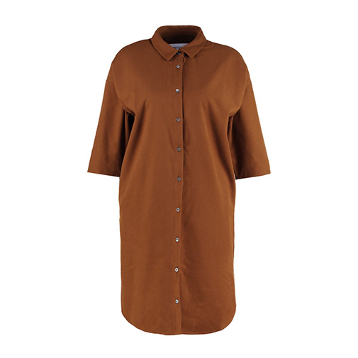 LISKA - sukienka koszulowa - Anecdote - kolor brązowy