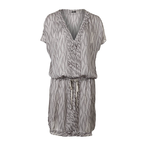 KIA - sukienka koszulowa - Whiite - kolor szary