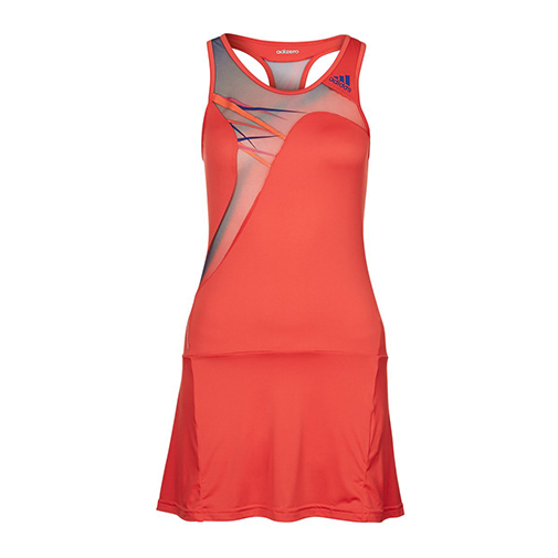 ADIZERO - sukienka sportowa - adidas Performance - kolor czerwony