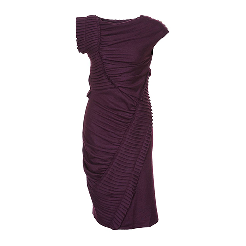 PENNY - sukienka z dżerseju - Bastyan - kolor fioletowy
