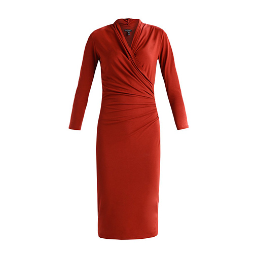 DARTON - sukienka z dżerseju - Baukjen - kolor czerwony