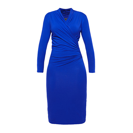 DARTON - sukienka z dżerseju - Baukjen - kolor niebieski