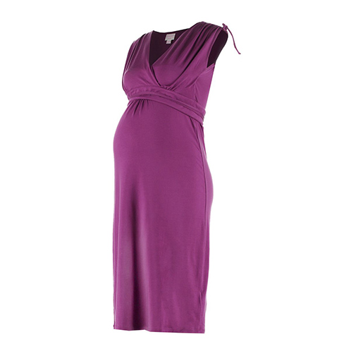 BIANCA - sukienka z dżerseju - Boob - kolor fioletowy