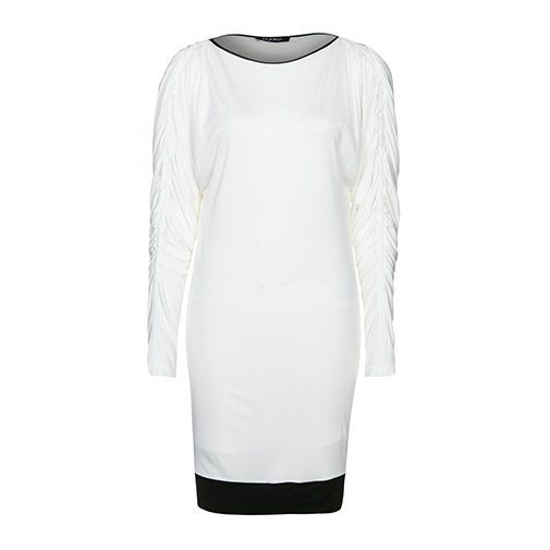 VOLLIS - sukienka z dżerseju - Byblos - kolor biały