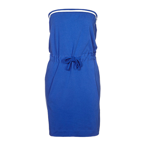 BOABELLE - sukienka z dżerseju - Mazine - kolor niebieski