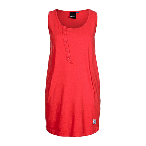 MARSEILLE - sukienka z dżerseju - Mazine - kolor czerwony