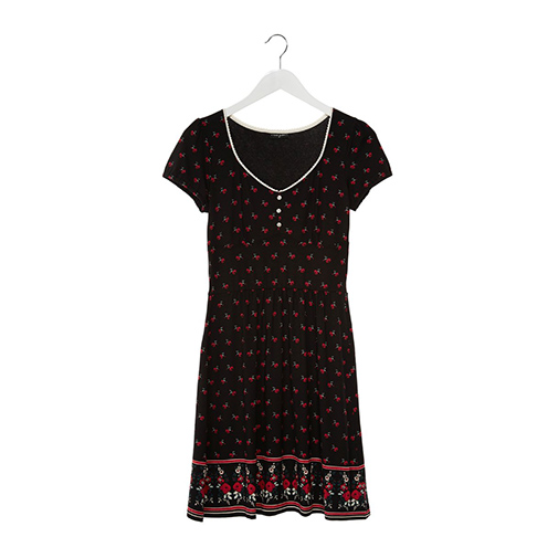 GIPSY LOVE - sukienka z dżerseju - Vive Maria - kolor czarny