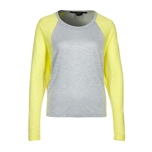 FRIDALLA - sweter - 55 DSL - kolor żółty