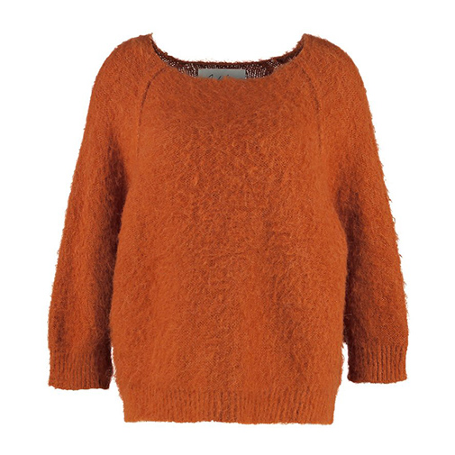 MOULHOUSE - sweter - And Less - kolor pomarańczowy