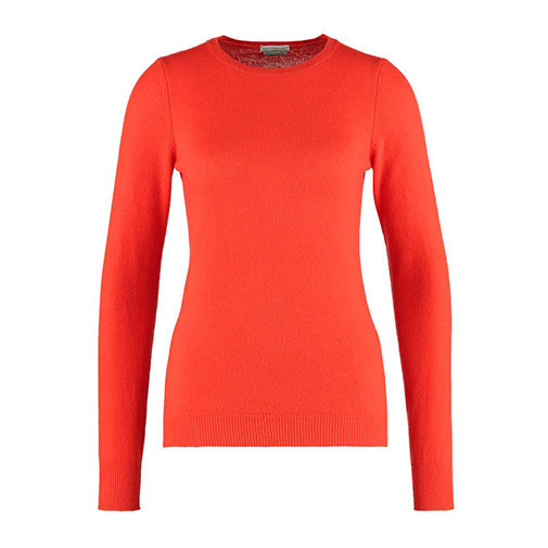 SLIM FIT - sweter - Benetton - kolor czerwony
