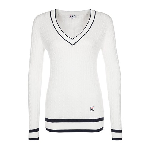 PAULA - sweter - Fila - kolor biały