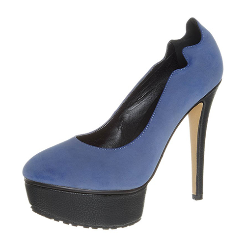 TYRA - szpilki - Sugarfree Shoes - kolor niebieski