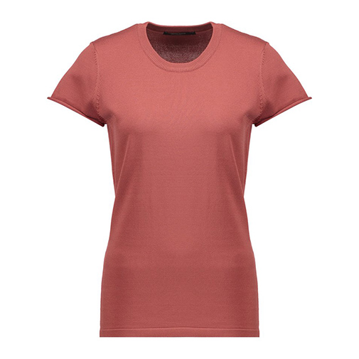 BERNITA - t-shirt basic - Bruuns Bazaar - kolor brązowy