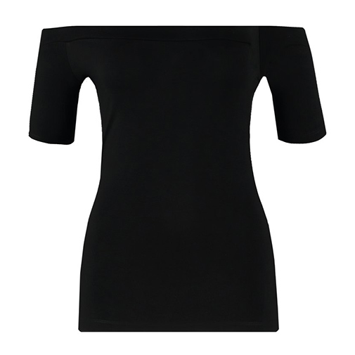 RHONA - t-shirt z nadrukiem - Baukjen - kolor czarny