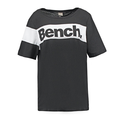 UTTER - t-shirt z nadrukiem - Bench - kolor czarny