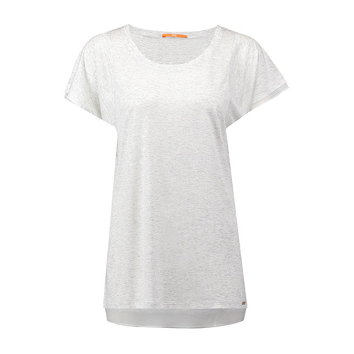 TAMESH - t-shirt z nadrukiem - BOSS Orange - kolor biały