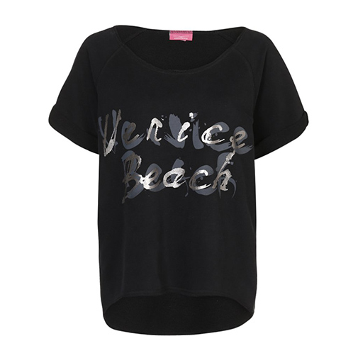 KAREN - t-shirt z nadrukiem - Venice Beach - kolor czarny