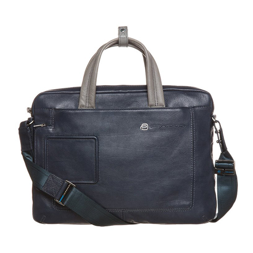 VIBE - torba na laptopa - Piquadro - kolor niebieski