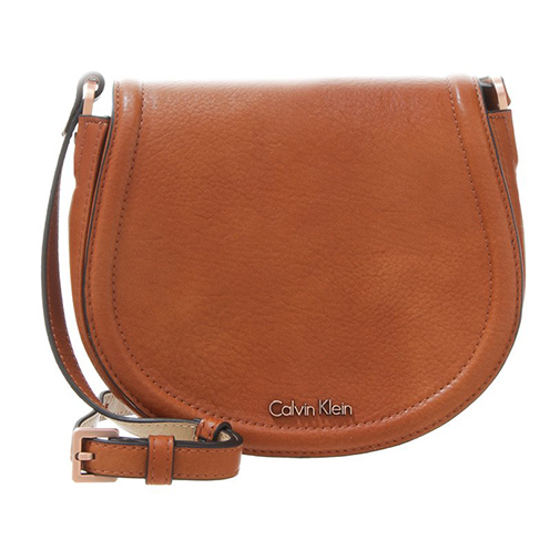ROBYN - torba na ramię - Calvin Klein - kolor brązowy