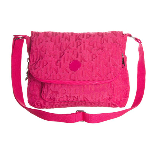GARAN - torba na ramię - Kipling - kolor różowy