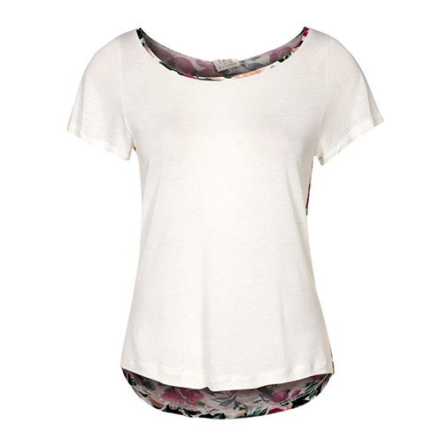 JAMILA - tshirt basic - Attic and Barn - kolor biały