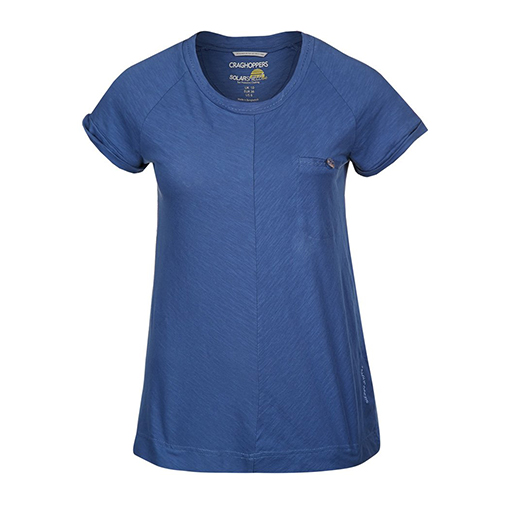 AMELIE - tshirt basic - Craghoppers - kolor niebieski