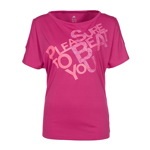 DANCE - tshirt z nadrukiem - adidas Performance - kolor różowy