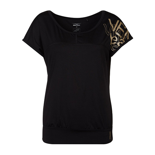 LILIAN - tshirt z nadrukiem - Venice Beach - kolor czarny
