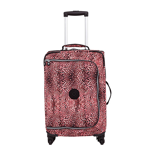CYRAH - walizka na kółkach - Kipling - kolor fioletowy