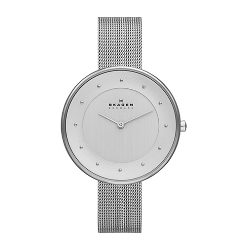 GITTE - zegarek - Skagen - kolor srebrny