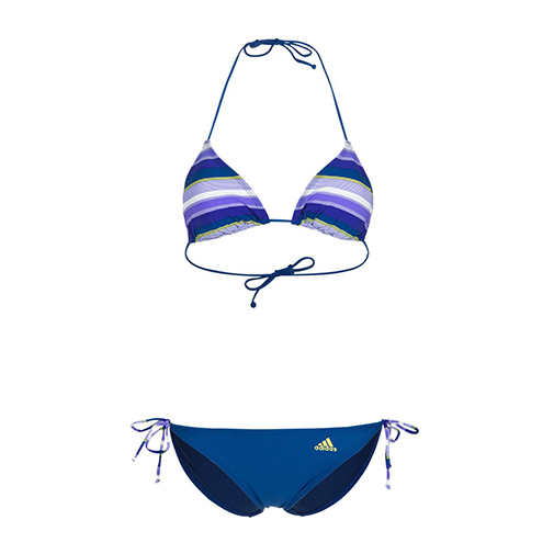 STRIPES TRIBIK - bikini - adidas Performance - kolor niebieski