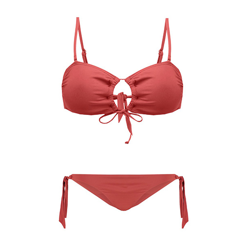FOXY MAMA - bikini - Billabong - kolor czerwony